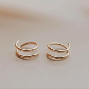 Hello Adorn Tiny Twists Earrings 14k gold filled